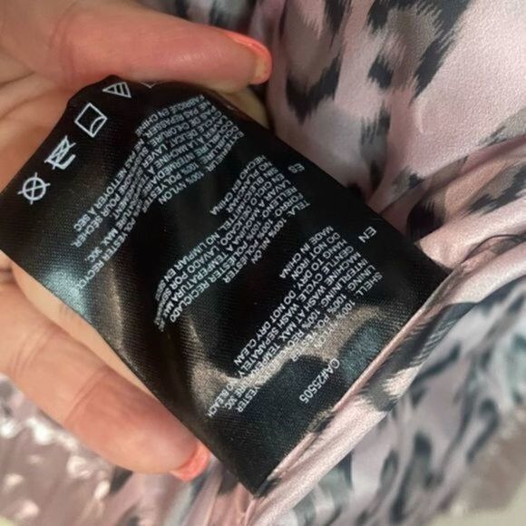 Noize Amber M Metallic Bomber Jacket Vegan Large - Picture 13 of 15